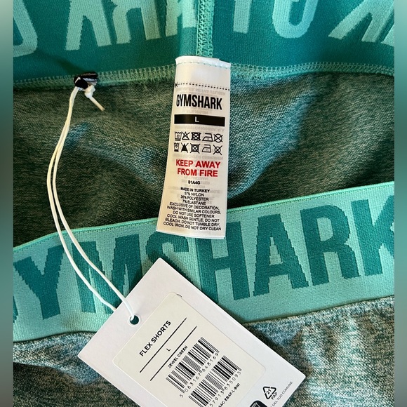 Gymshark Flex Shorts in Jewel Green, L. - Picture 4 of 4